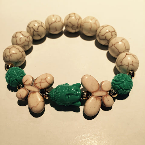 Exclusive Small Buddha and Buterfly Bracelet
